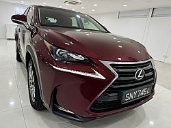 Lexus NX200T Classic 2016 Red Revcam LED